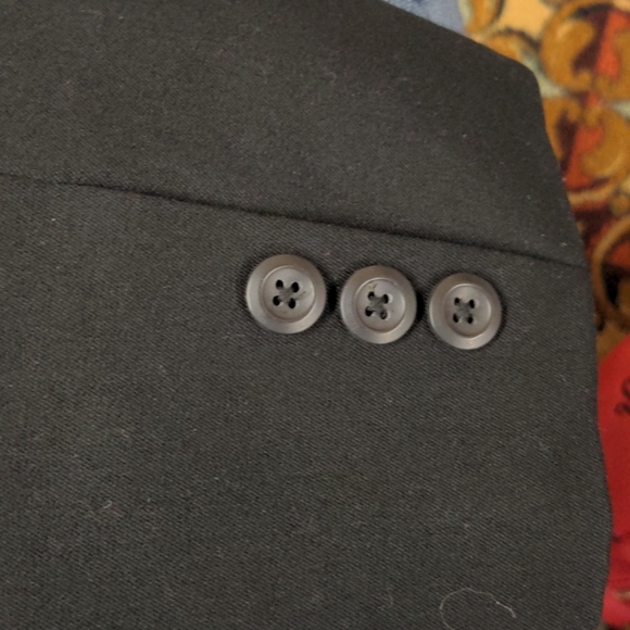 Apt 9 stretch jacket 12 black two button - Picture 8 of 8